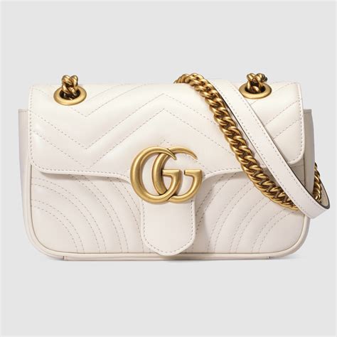 gucci white bags|Gucci shoulder bag price.